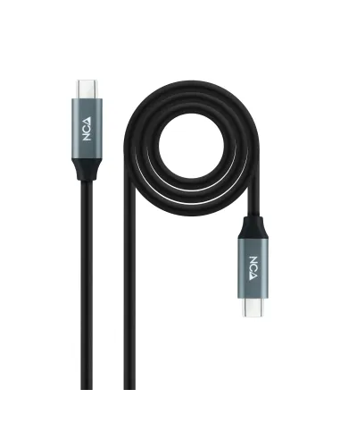 Nanocable Cable USB 3.2 Gen2x2 20Gbps 5A 100W 4K 60Hz USB-C M-USB-C M, 1.5 m