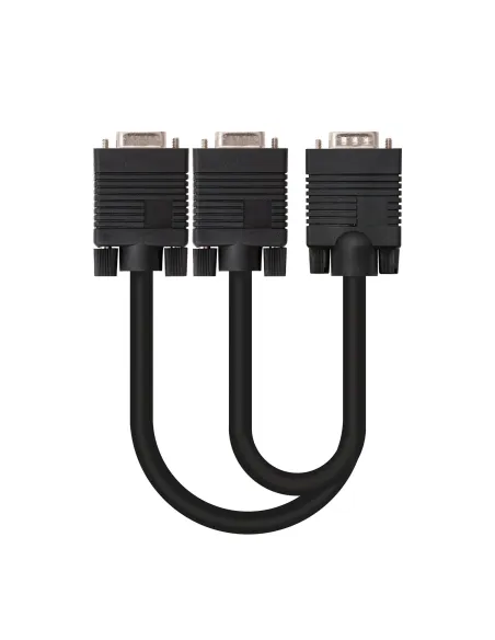 Nanocable CABLE BIFURCADOR SVGA HDB15 M-2xHDB15 H 45 CM