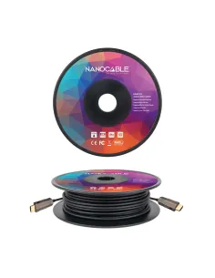 Nanocable Cable HDMI V2.0 AOC 4K@60Hz 18Gbps A M-A M, Negro, 80 m 2