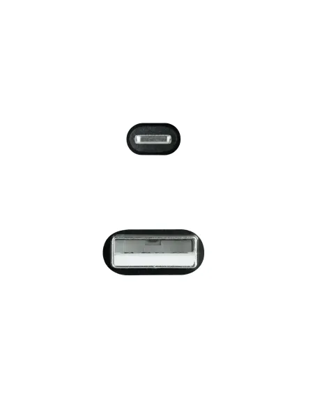 Nanocable Cable Lightning a USB 2.0, Lightning M -USB A M, Negro, 1 m