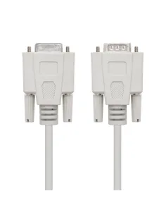 Nanocable 10.14.0502 cable de serie Beige 1,8 m DB9 2