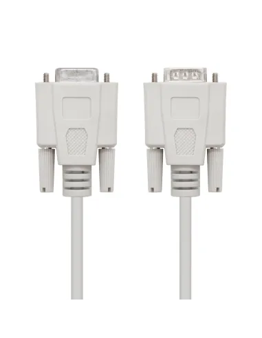 Nanocable 10.14.0502 cable de serie Beige 1,8 m DB9