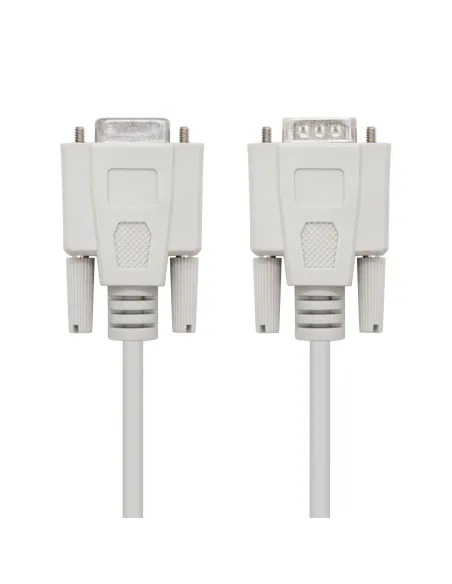 Nanocable 10.14.0502 cable de serie Beige 1,8 m DB9
