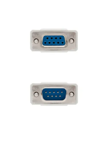 Nanocable 10.14.0502 cable de serie Beige 1,8 m DB9