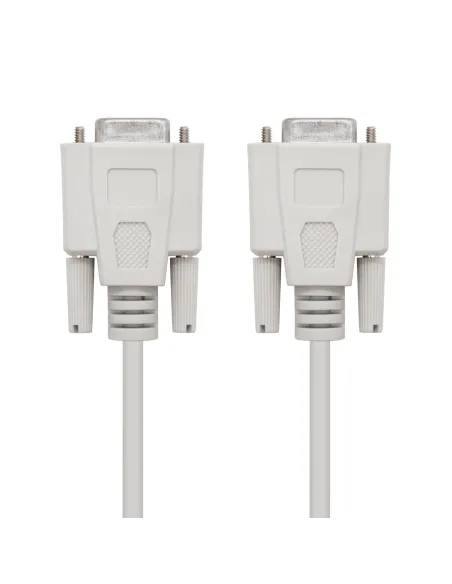 Nanocable CABLE SERIE NULL MODEM, DB9 H-DB9 H, 1.8 M