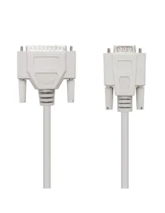 Nanocable CABLE SERIE NULL MODEM DB9 H-DB25 M 1.8 M 2