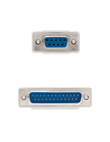 Nanocable CABLE SERIE NULL MODEM DB9 H-DB25 M 1.8 M