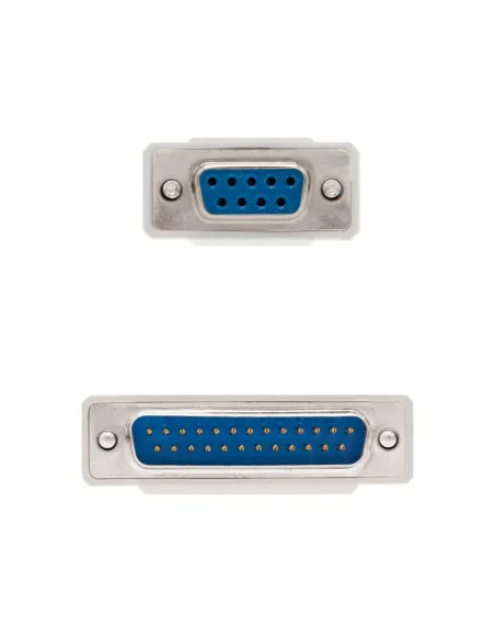 Nanocable CABLE SERIE NULL MODEM DB9 H-DB25 M 1.8 M