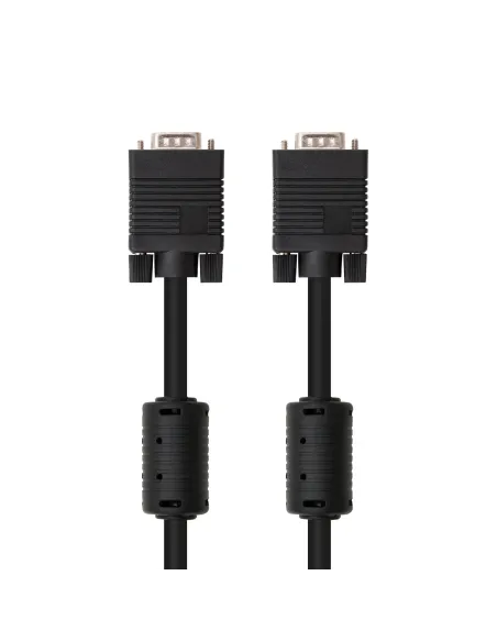 Nanocable CABLE SVGA CON FERRITA, HDB15 M-HDB15 M, 15 M