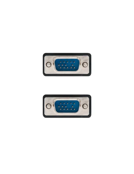 Nanocable CABLE SVGA CON FERRITA, HDB15 M-HDB15 M, 15 M