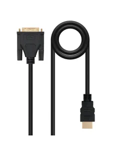 Nanocable HDMI - DVI, 3m HDMI tipo A (Estándar) Negro