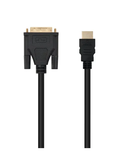 Nanocable HDMI - DVI, 3m HDMI tipo A (Estándar) Negro