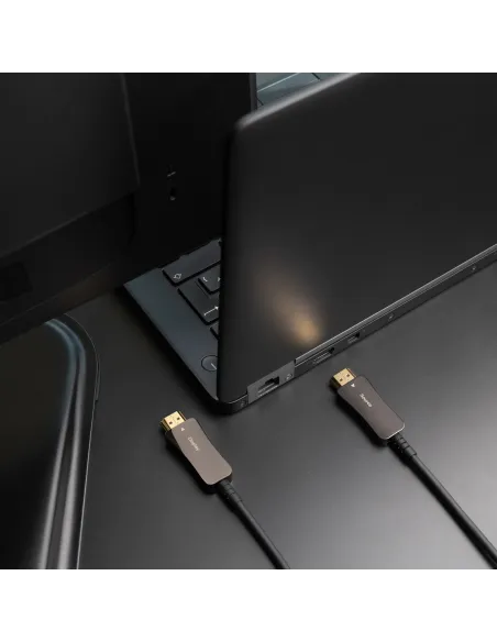 Nanocable Cable HDMI V2.1 AOC 8K@60Hz 4K@120Hz 48Gbps A M-A M, Negro, 15 m