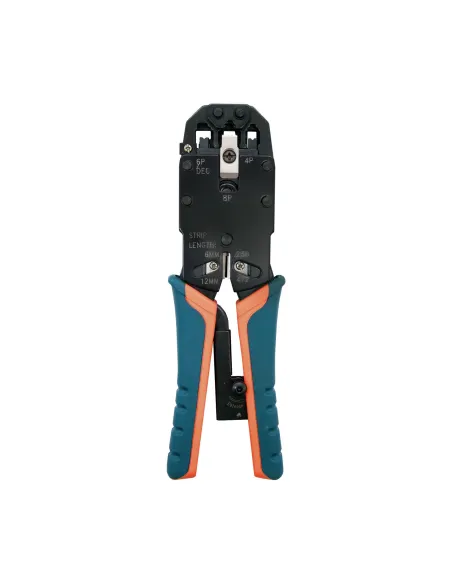 Nanocable 10.31.0102 crimpadora Herramienta para prensar Negro, Naranja