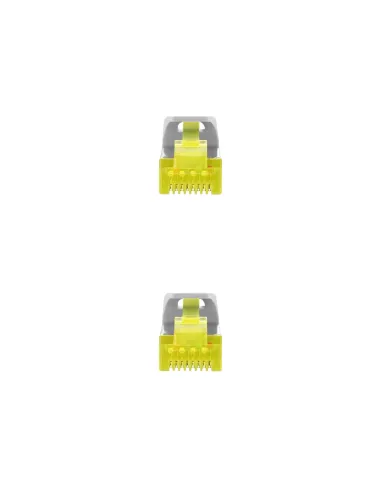 Nanocable Cable Red Latiguillo RJ45 LSZH CAT.6A SFTP AWG26, Gris, 25 cm