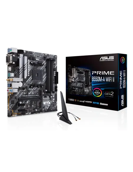 ASUS PRIME B550M-A WIFI II AMD B550 Zócalo AM4 micro ATX