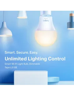 TP-Link Tapo L510E(2-PACK) iluminación inteligente Bombilla inteligente Wi-Fi 2