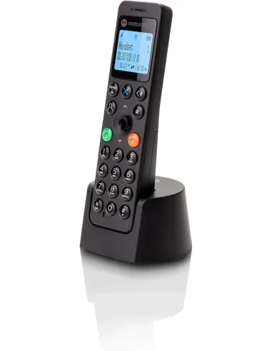 Motorola DOT201 Teléfono DECT Identificador de llamadas Negro