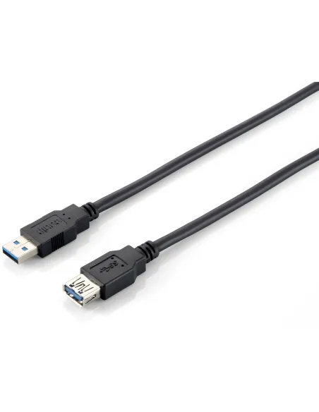 Equip 128399 Cable de extensión USB 3.0, A M a A F, 3,0 m, 5 Gbps, negro