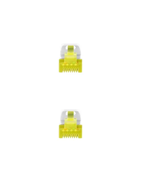 Nanocable Cable Red Latiguillo RJ45 LSZH CAT.6A SFTP AWG26, Blanco, 25 cm