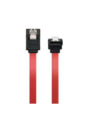 Nanocable CABLE SATA DATOS ACODADO CON ANCLAJES 0.5 M