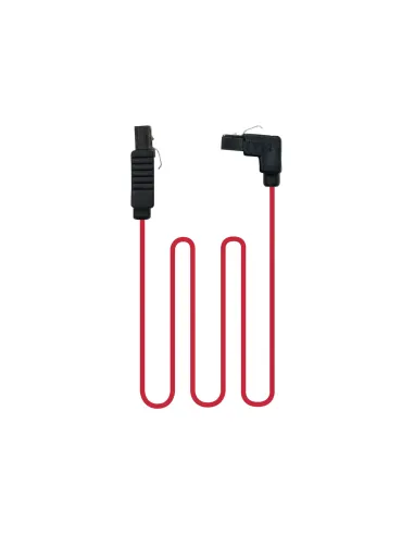 Nanocable CABLE SATA DATOS ACODADO CON ANCLAJES 0.5 M