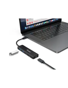 Equip 128964 hub de interfaz USB 3.2 Gen 1 (3.1 Gen 1) Type-C 5000 Mbit s Negro 2