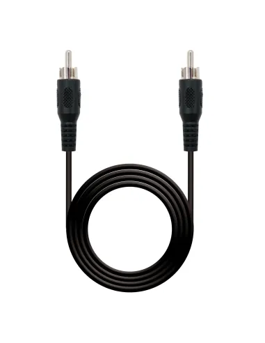 Nanocable 10.24.0405 cable de audio 5 m RCA Negro