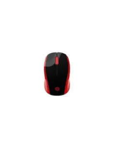 Ratón Inalámbrico HP 200/ 1000 DPI/ Rojo Imperial