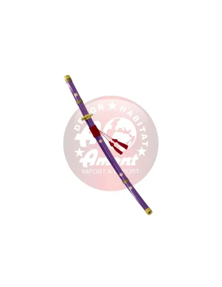 Katana de acero decorativa amont one piece enma de roronoa zoro 103cm