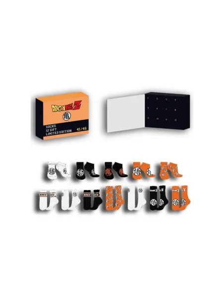 Caja regalo 12 pares calcetines dragon ball talla 41 - 46