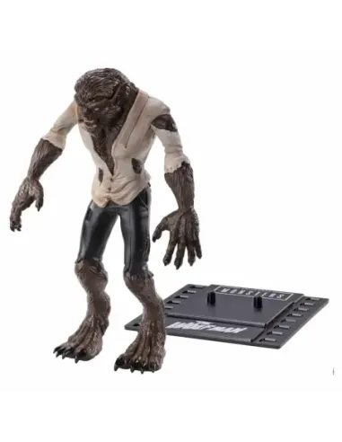 Figura the noble collection bendyfigs cine universal studios hombre lobo