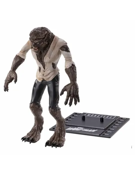 Figura the noble collection bendyfigs cine universal studios hombre lobo