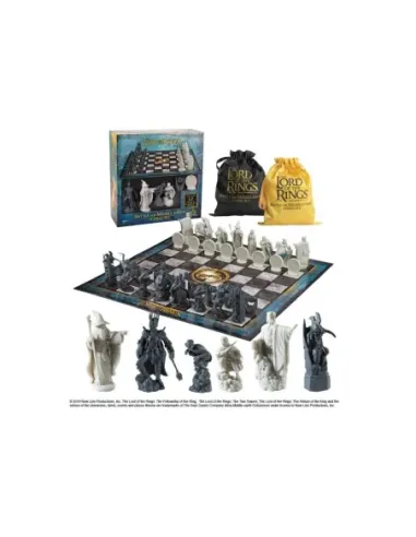 Juego de mesa ajedrez the noble collection el señor de los anillos
