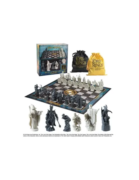 Juego de mesa ajedrez the noble collection el señor de los anillos