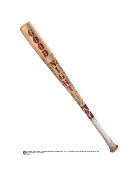 Réplica the noble collection escuadrón suicida bate de beisbol de harley quinn good night 80 cm