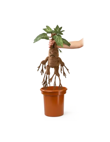 Peluche interactivo the noble collection harry potter mandrágora