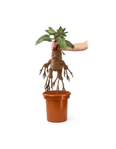 Peluche interactivo the noble collection harry potter mandrágora