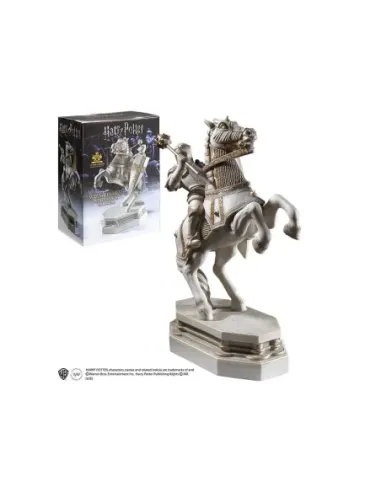 Soporte de libros the noble collection caballero blanco ajedrez de hechiceros desafío final