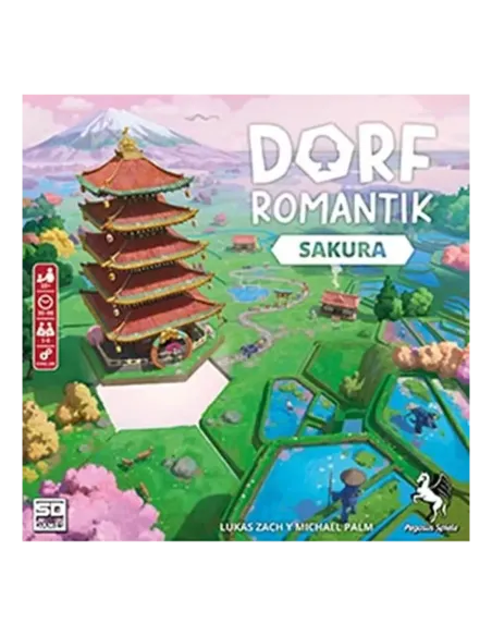 Juego de mesa dorfromantik sakura