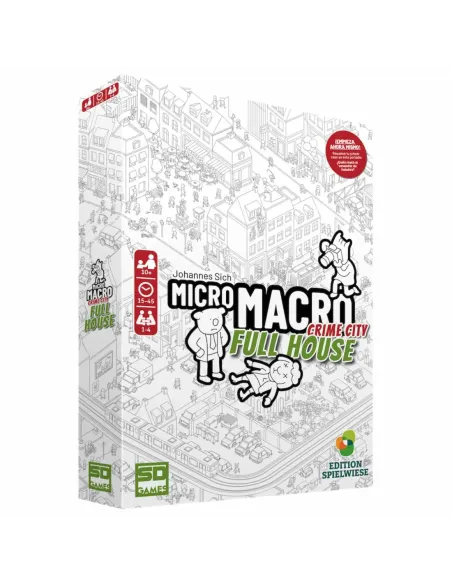 Juego de mesa micro macro full house pegi 10