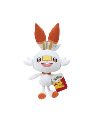 Peluche pokemon scorbunny 21 cm