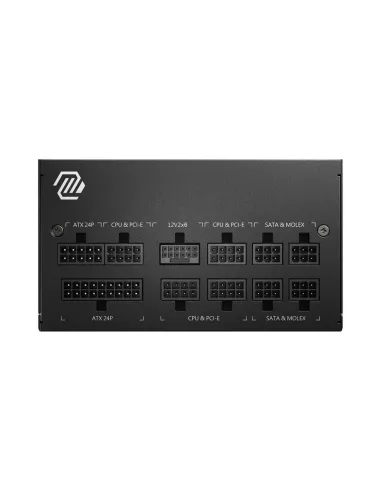 MSI MAG A750GL PCIE5 unidad de fuente de alimentación 750 W 20+4 pin ATX ATX Negro