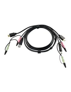 ATEN Cable KVM HDMI USB con audio de 1,8 m