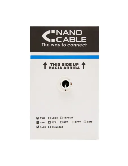 Nanocable CABLE RED RJ45 CAT.5E UTP FLEXIBLE AWG24, 305 M
