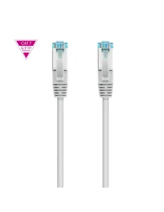 Nanocable Cable de Red Cat.7 600MHZ LSZH SFTP PIMF AWG26, Gris, 1 m 2