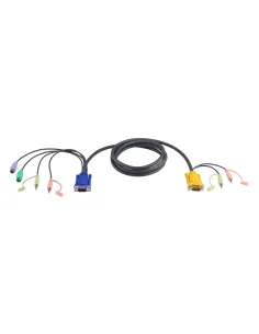 ATEN Cable KVM PS 2 con audio y SPHD 3 en 1 de 1,8 m