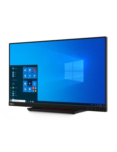 Lenovo ThinkVision T24t-20 pantalla para PC 60,5 cm (23.8") 1920 x 1080 Pixeles Full HD LED Pantalla táctil Capacitiva Negro