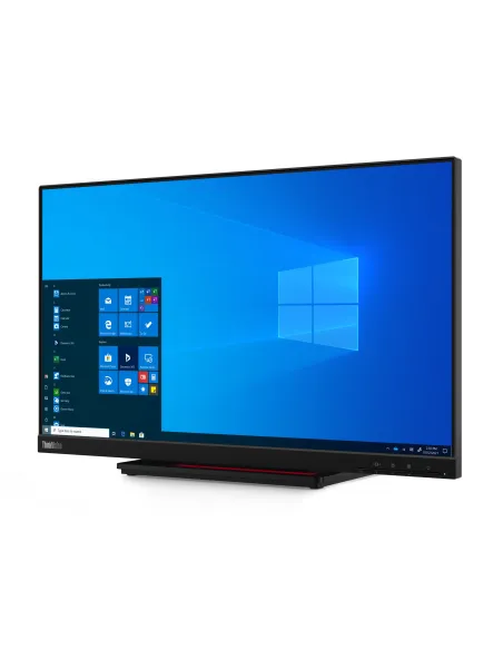 Lenovo ThinkVision T24t-20 pantalla para PC 60,5 cm (23.8") 1920 x 1080 Pixeles Full HD LED Pantalla táctil Capacitiva Negro