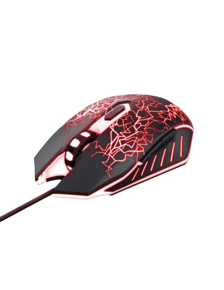 Trust GXT 105X Izza ratón Juego Ambidextro USB tipo A Óptico 4000 DPI